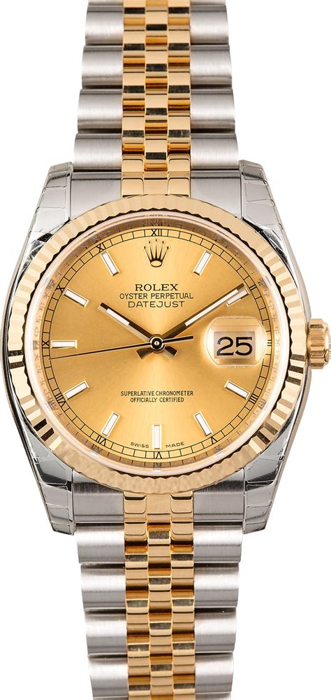 rolex two tone datejust 36mm